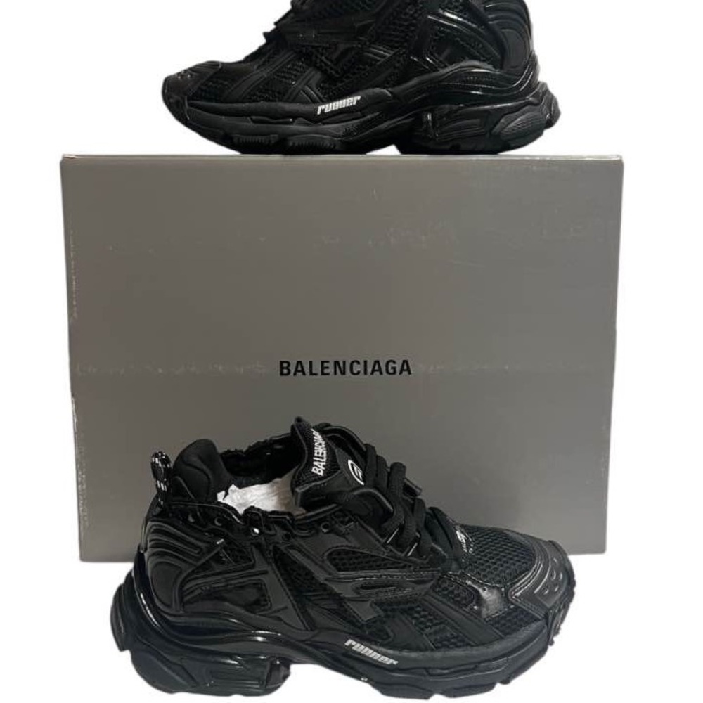 Balenciaga Runner Track Sneakers Low Black Size 6